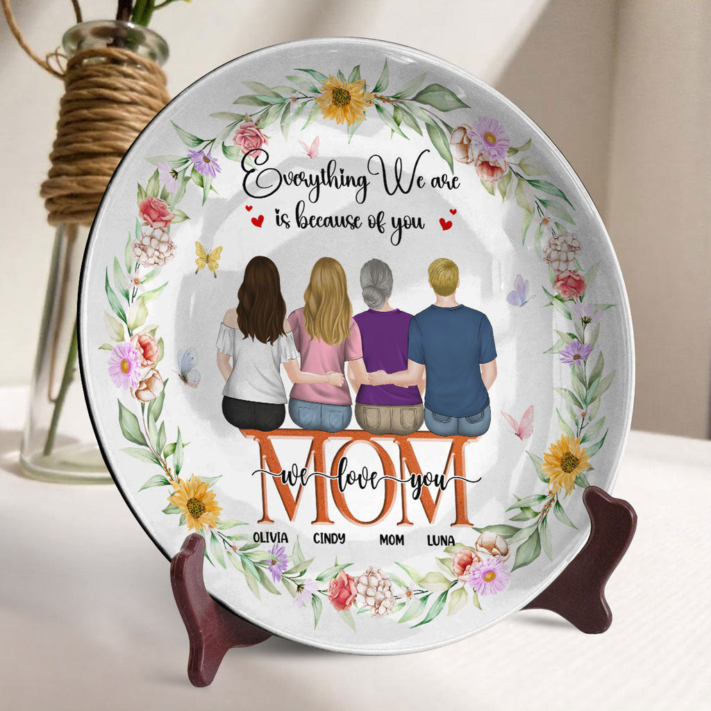 We Love You - Personalized Plate