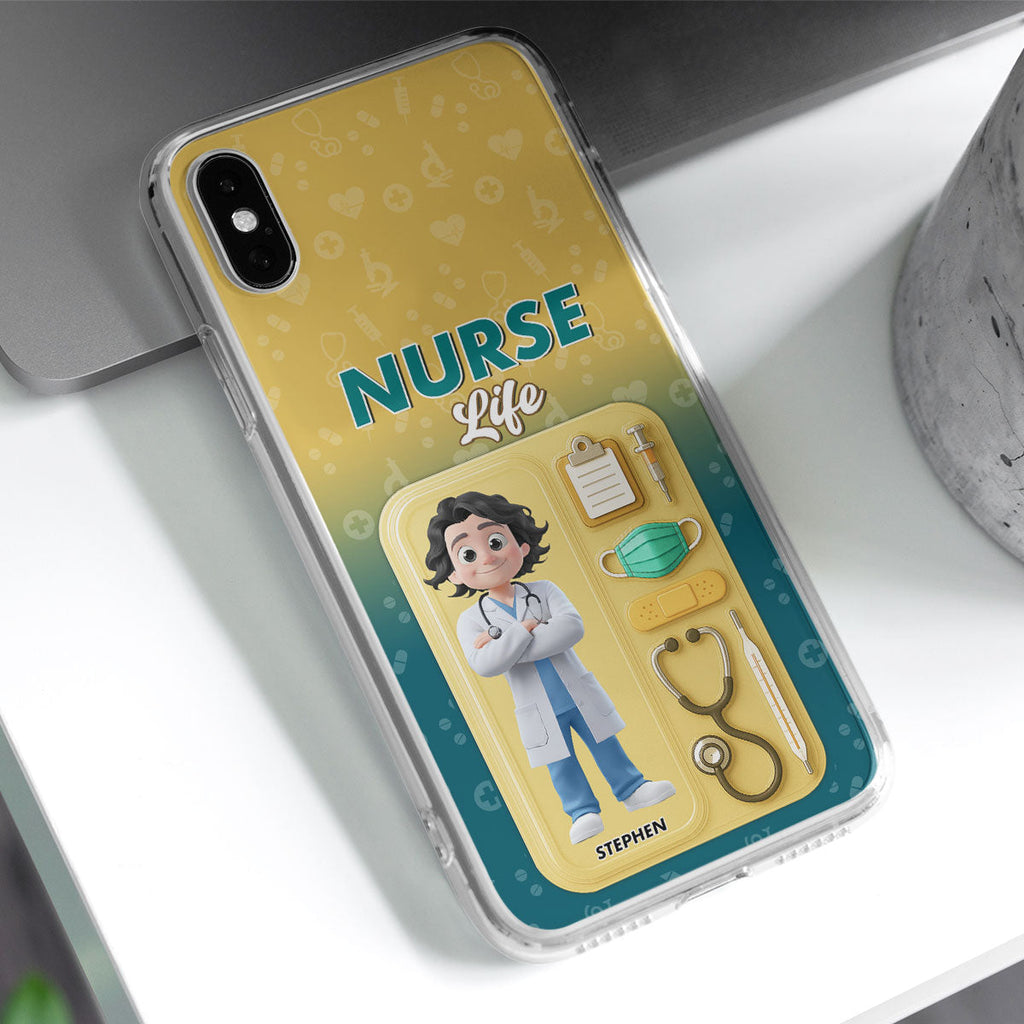 Proud Of Nurse Life - Personalized Phone Case
