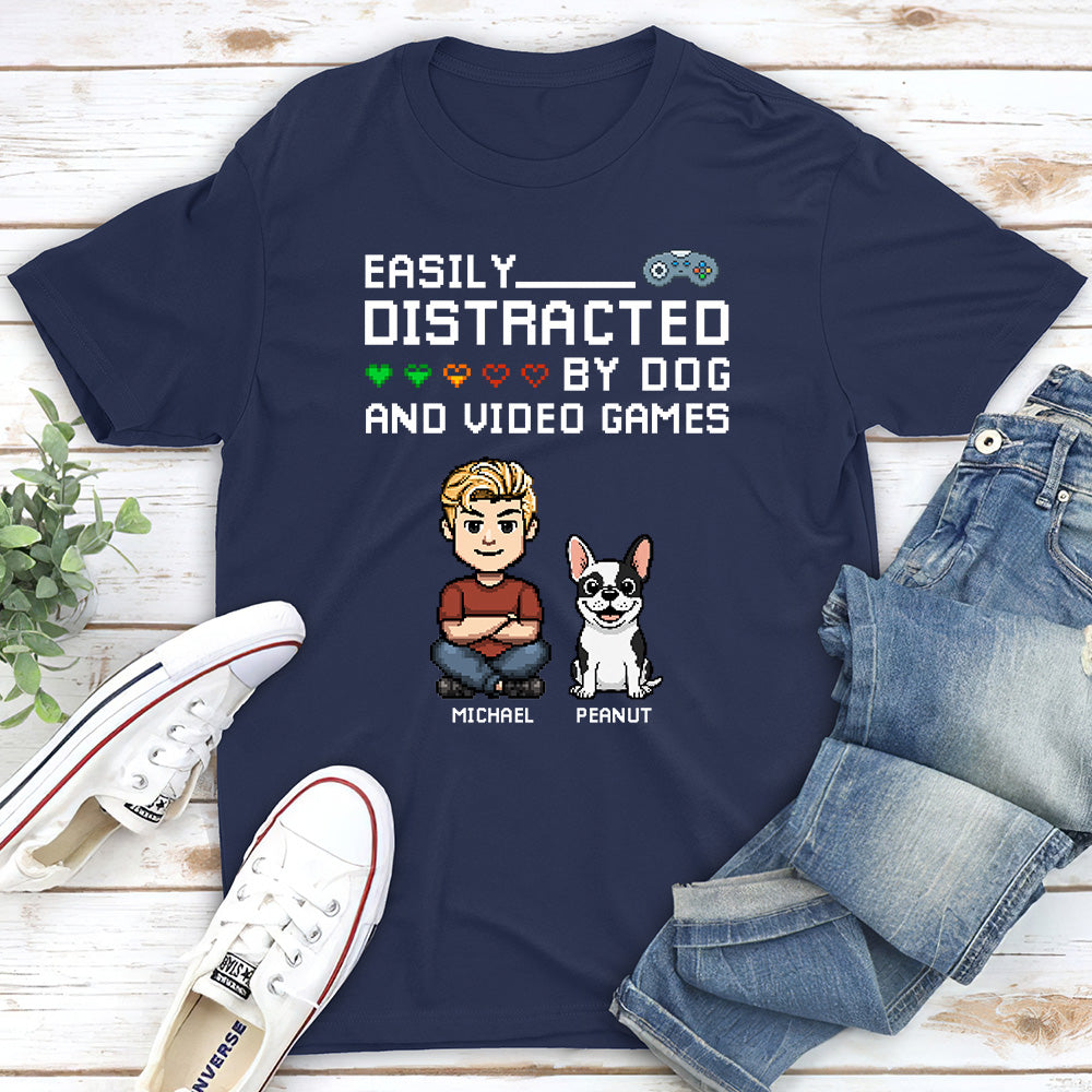 Custom Christmas Anniversary Keepsake Gifts For Husband • Pause Game Pet Dog - Personalized Shirt