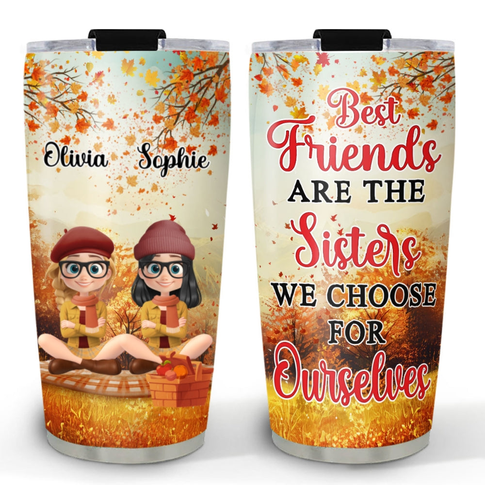 Custom Christmas Birthday Gifts For Best Friend • Always Choose You Fall Season - Personalized Tumbler