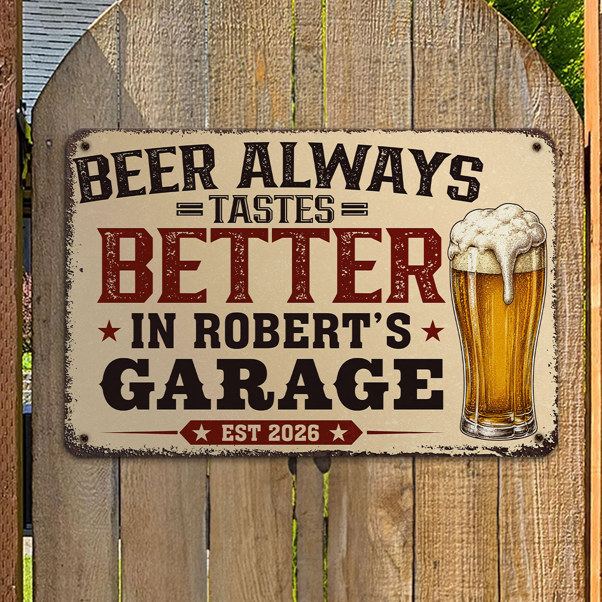 Custom Home & Wall Decor, Birthday & Christmas Gift • Relax Unwind Drink Beer - Personalized Metal Sign