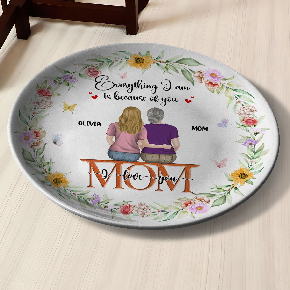 We Love You - Personalized Plate