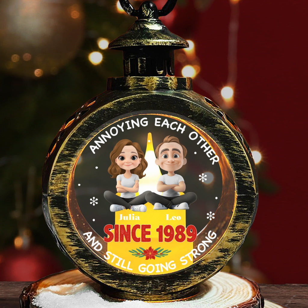 Custom Christmas Gifts for Loved Ones, Family Keepsake • Together Forever - Personalized Christmas Lantern