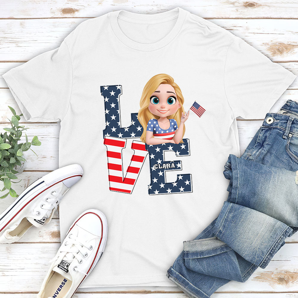 Custom Christmas & Birthday Keepsake Gift • Love Peace - Personalized Shirt