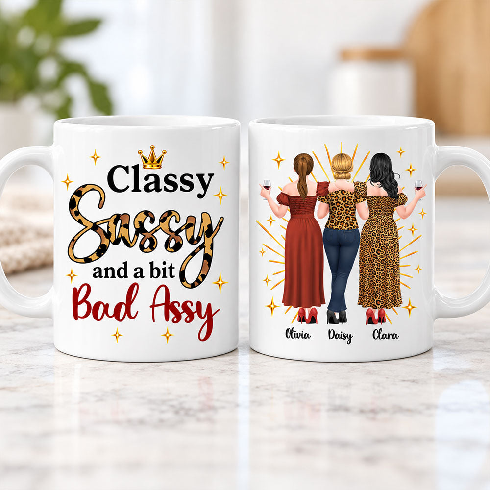 Classy Sassy Besties - Personalized Coffee Mug