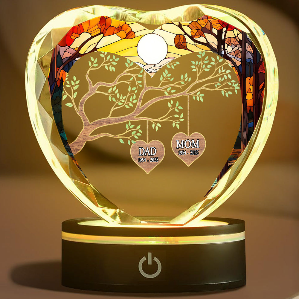 In Heaven - Personalized Crystal Led Light