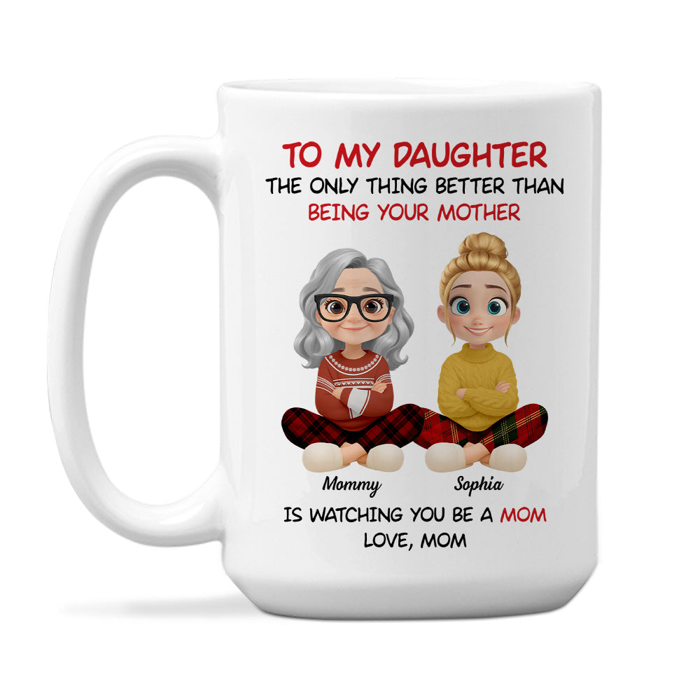 Custom Christmas & Birthday Keepsake Gift • Proud To Watch You Grow - Personalized Coffee Mug