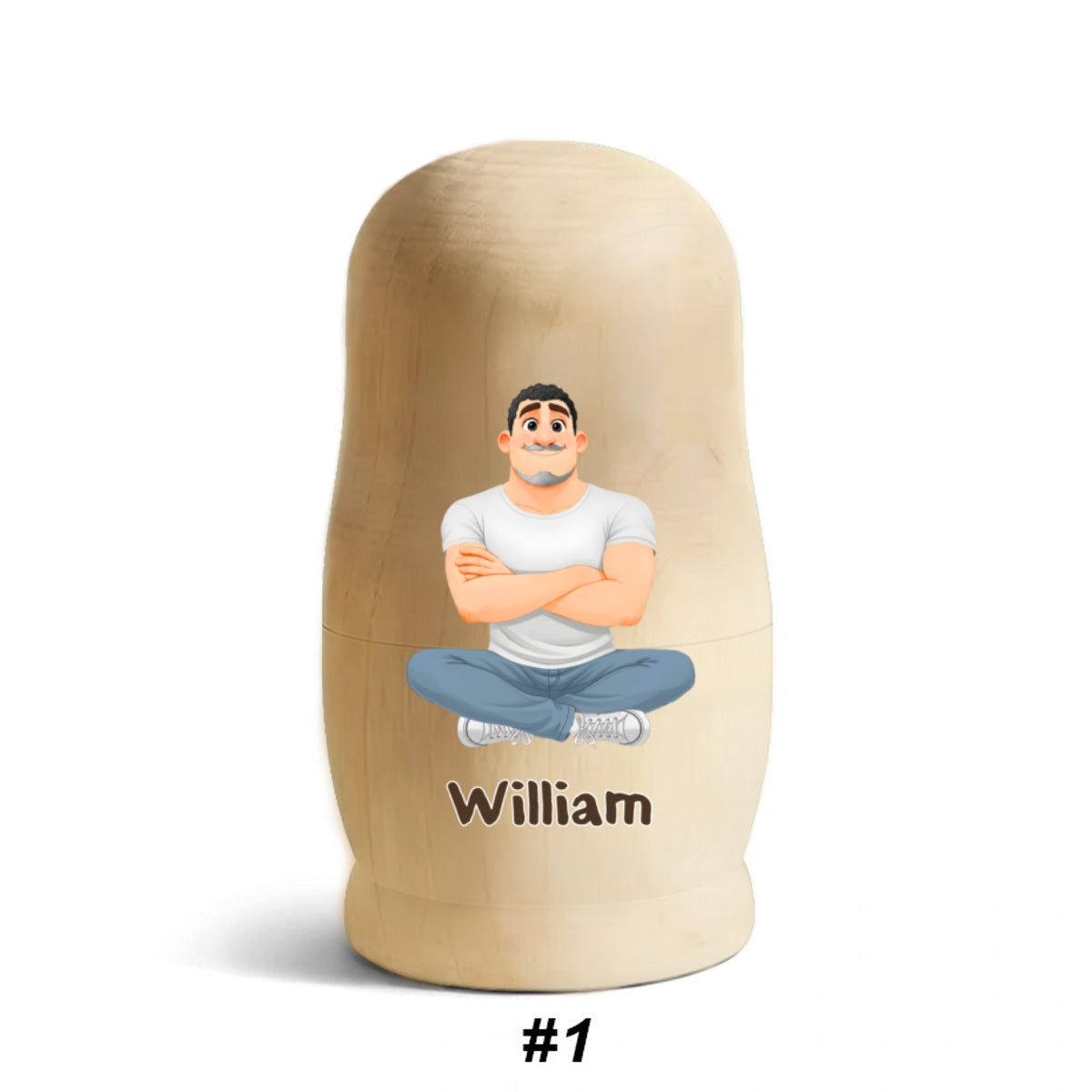 Growing Lovely Family - Personalized Nesting Doll