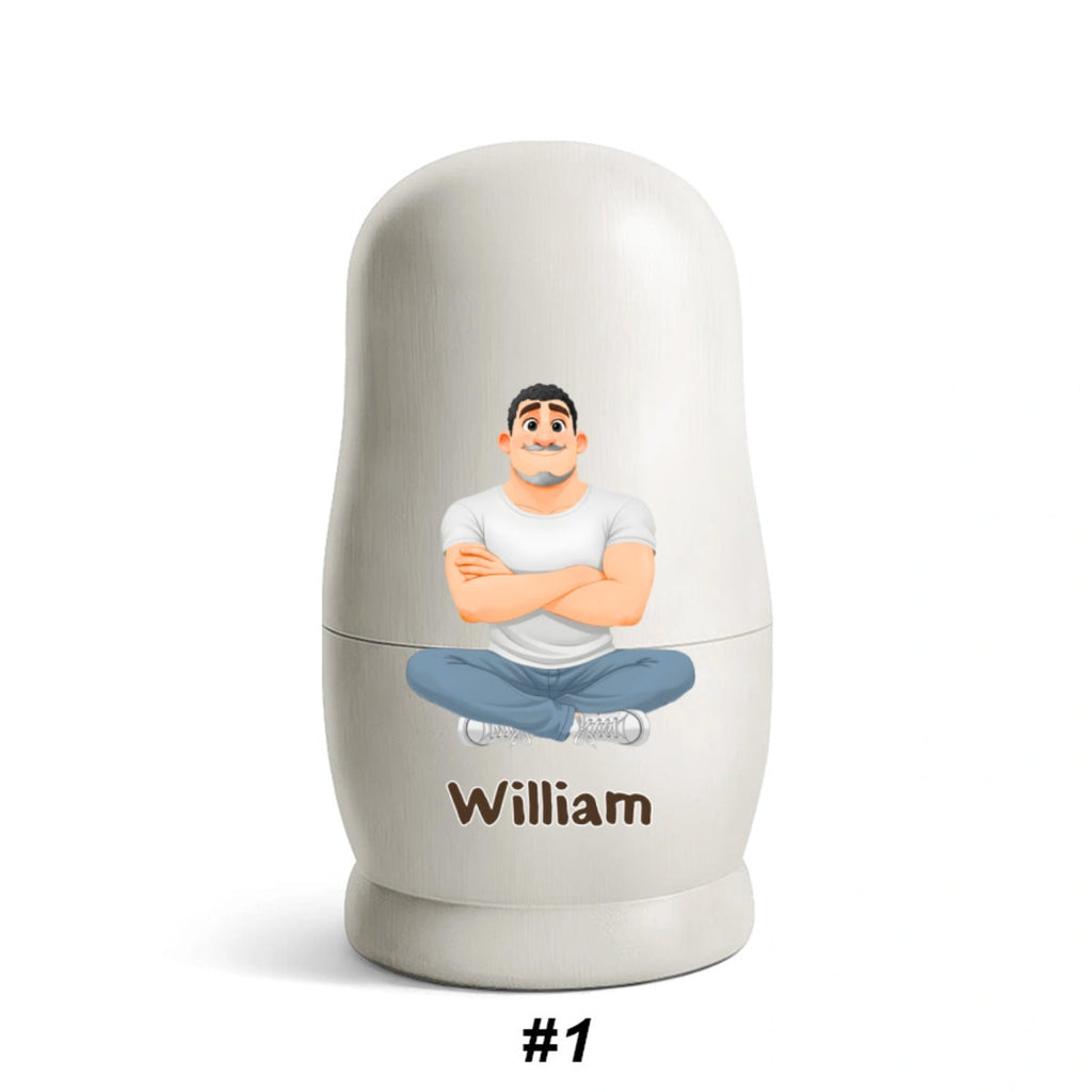 Growing Lovely Family - Personalized Nesting Doll