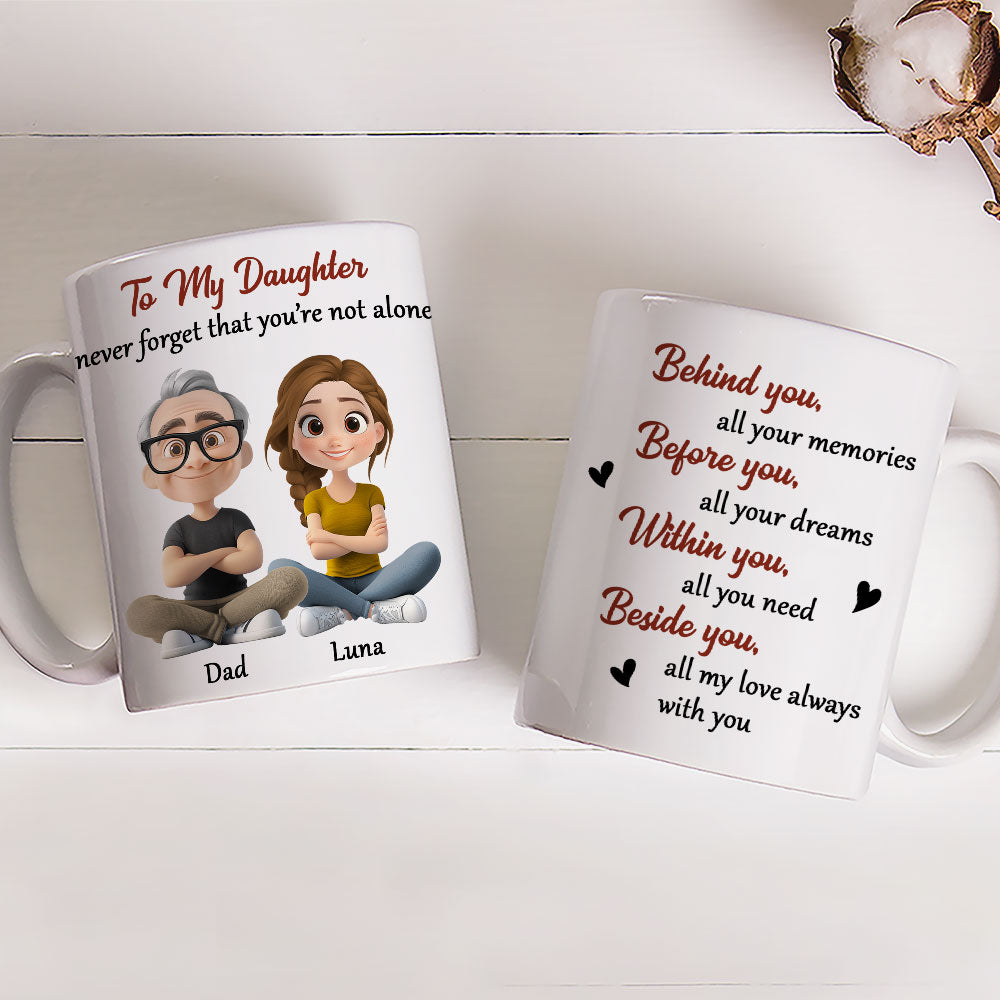 Custom Father's Day Gift For Son • Never Forget That I Am Here - Personalized Coffee Mug