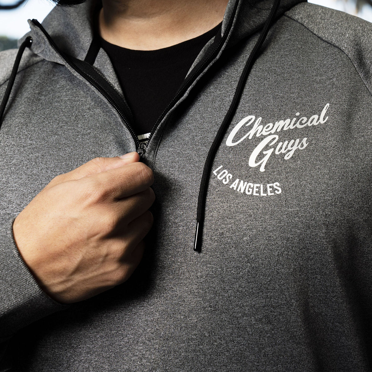 Quarter Zip Drip Pullover Hoodie - image 3