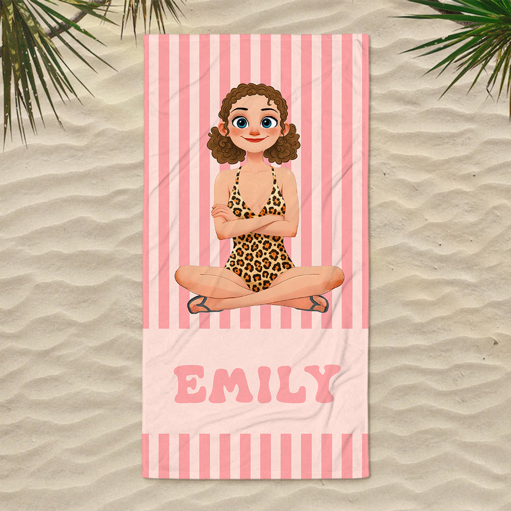 Summer Is Coming - Personalized Beach Towel