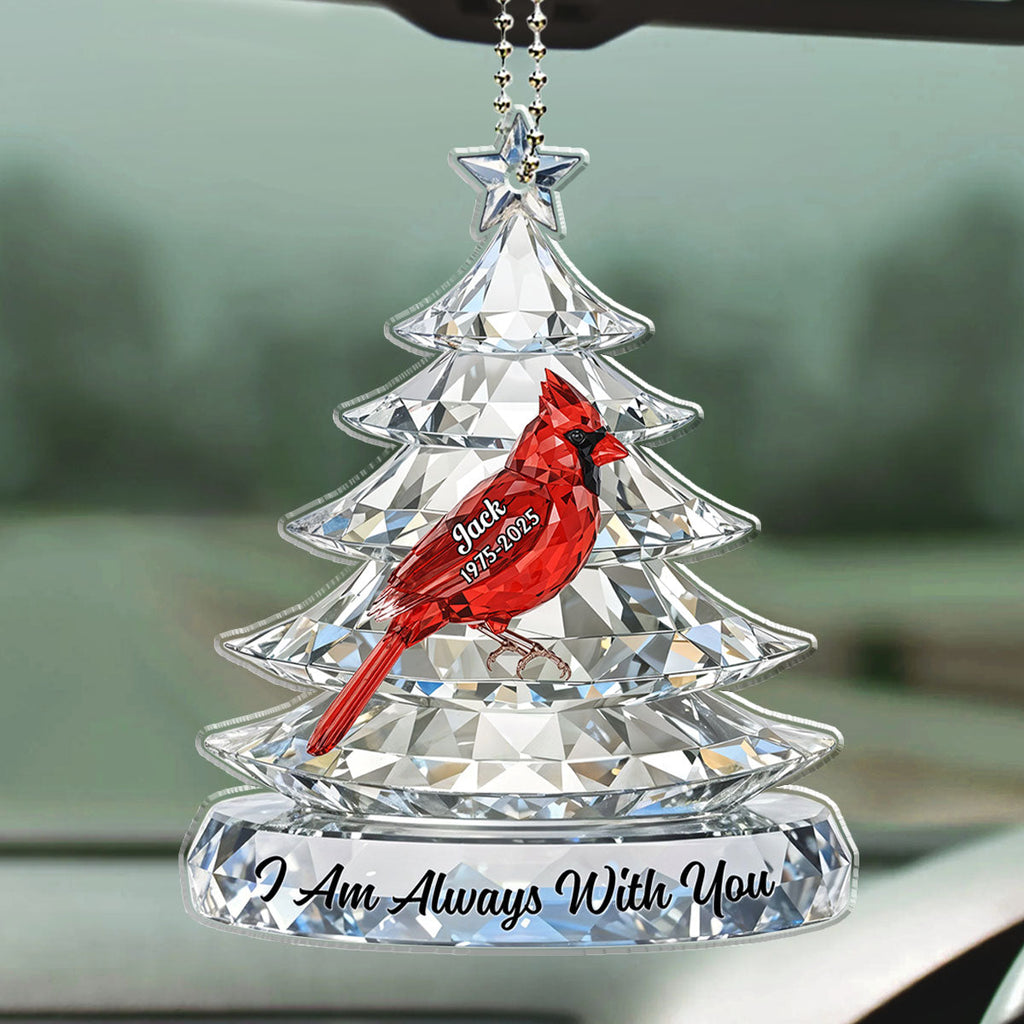 Never Leave Your Side - Personalized 3D Effect Car Ornament