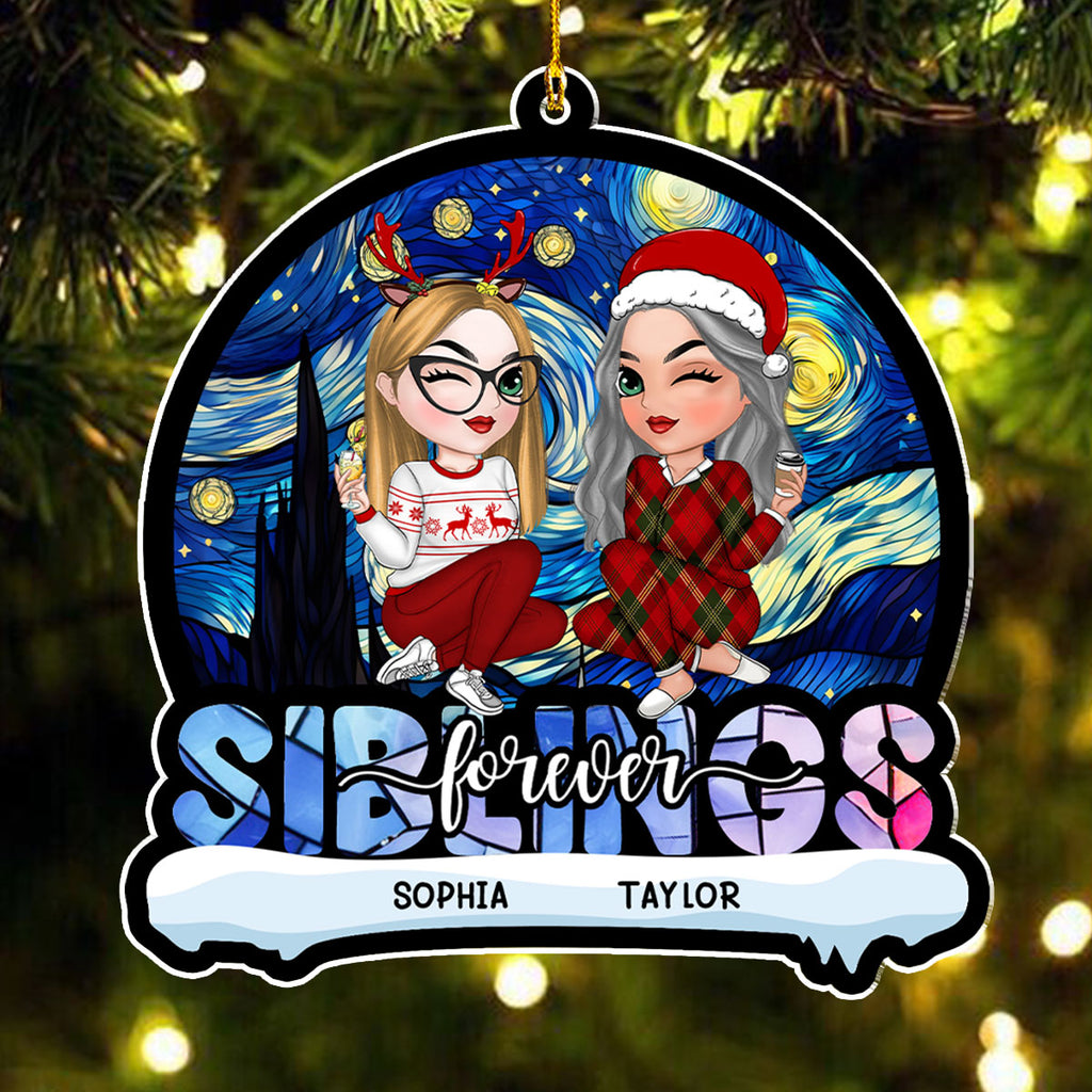Custom Keepsake Christmas Ornament •  Together Forever - Personalized Acrylic Ornament