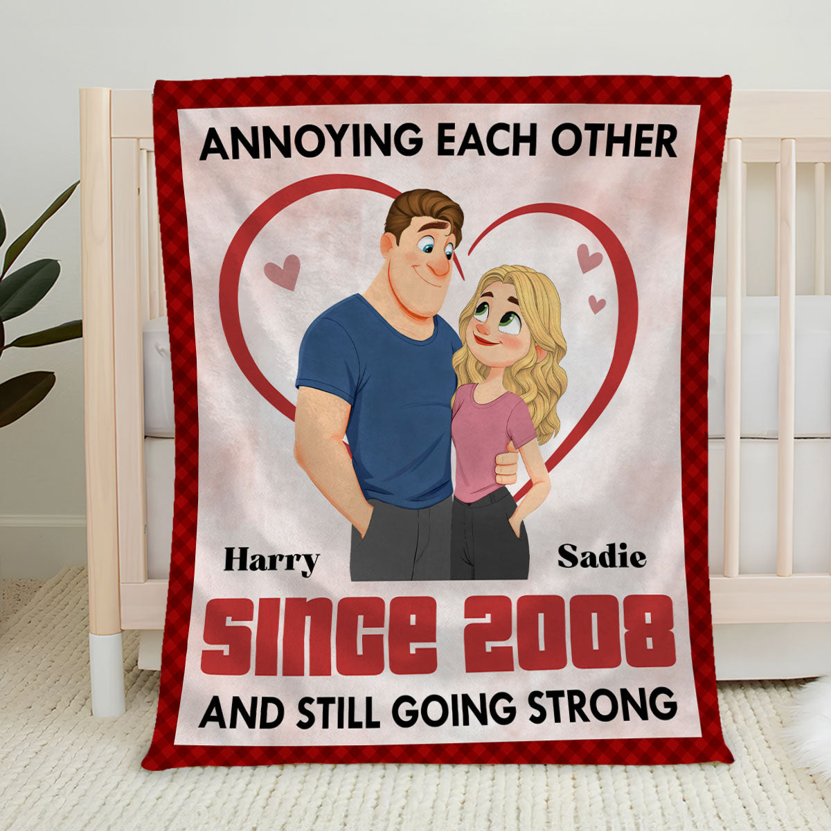 Forever With You - Personalized Fleece Blanket