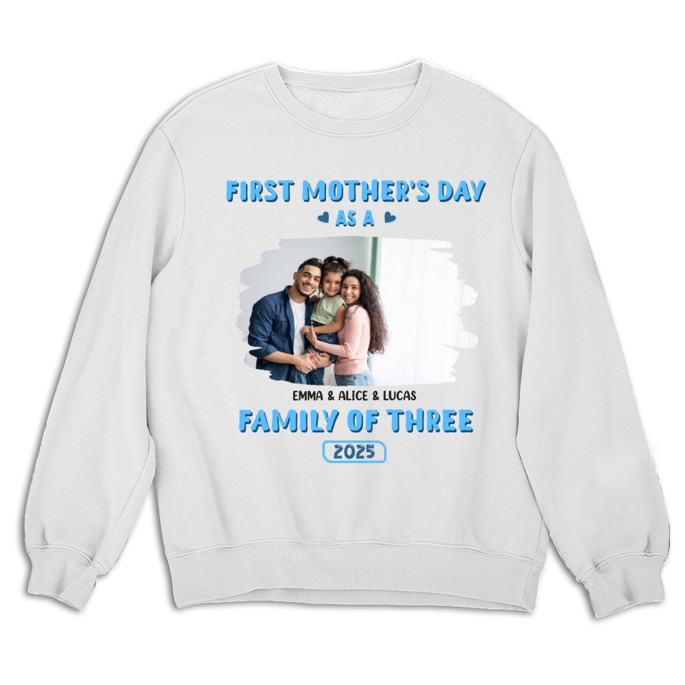 Custom Photo Christmas Anniversary Keepsake Gifts For Wife • First Mother Day Photo - Personalized Shirt