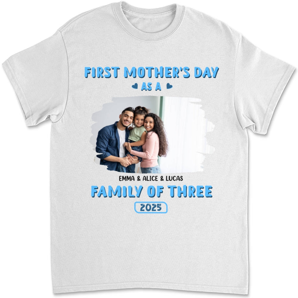 Custom Photo Christmas Anniversary Keepsake Gifts For Wife • First Mother Day Photo - Personalized Shirt