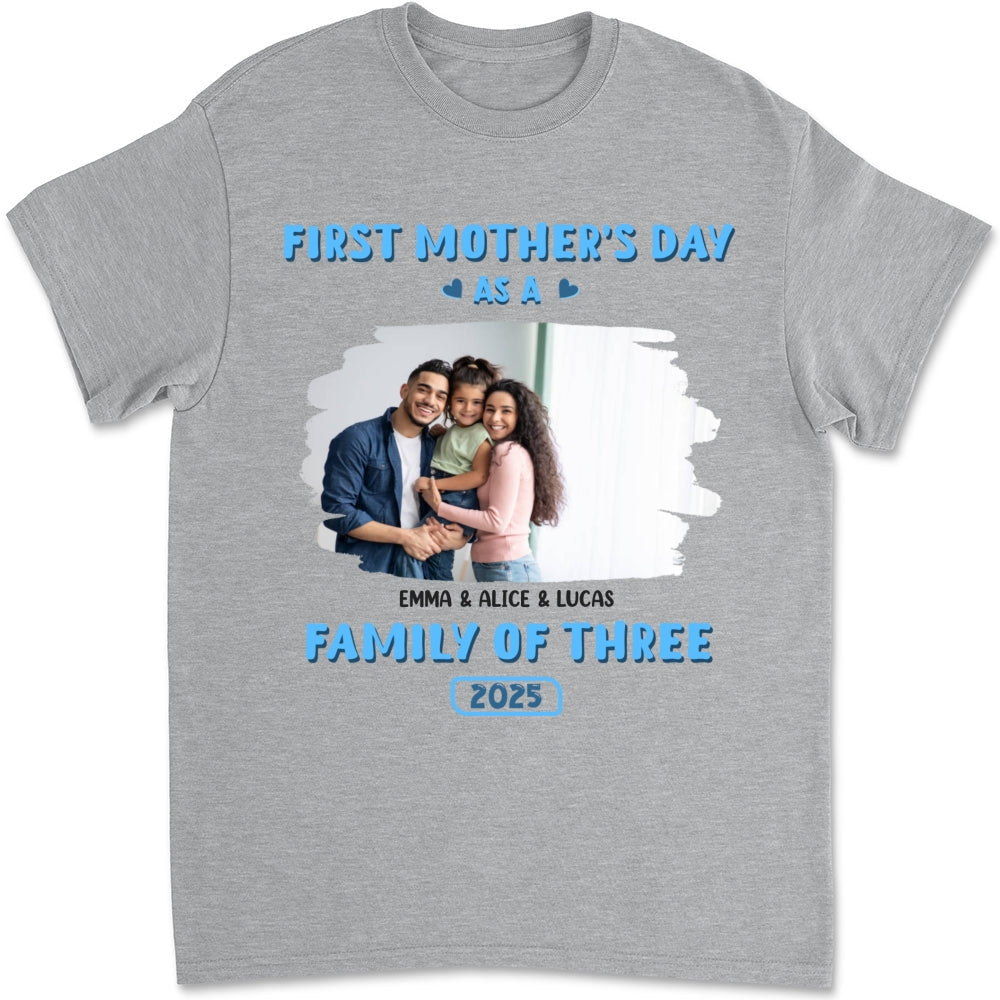 Custom Photo Christmas Anniversary Keepsake Gifts For Wife • First Mother Day Photo - Personalized Shirt
