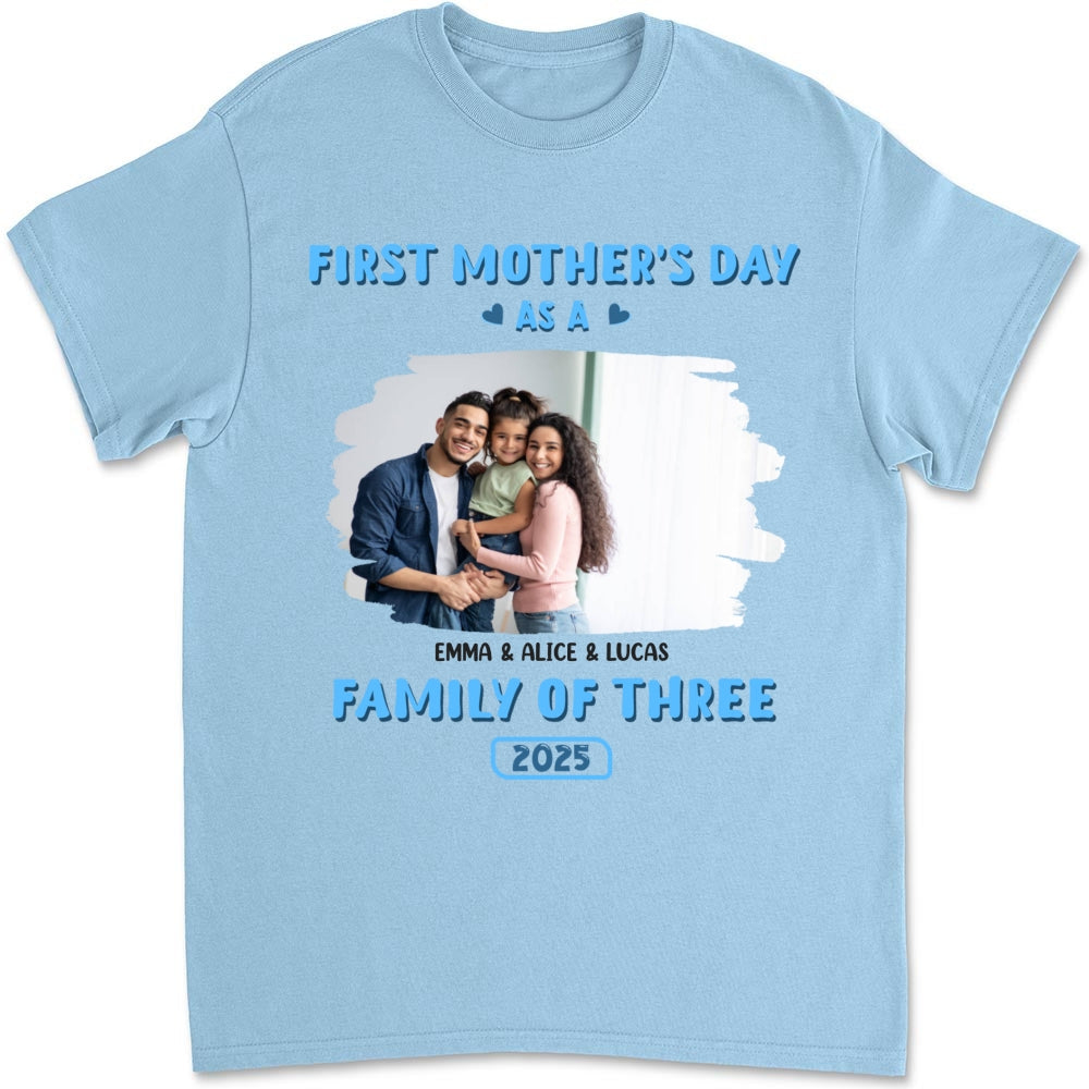 Custom Photo Christmas Anniversary Keepsake Gifts For Wife • First Mother Day Photo - Personalized Shirt