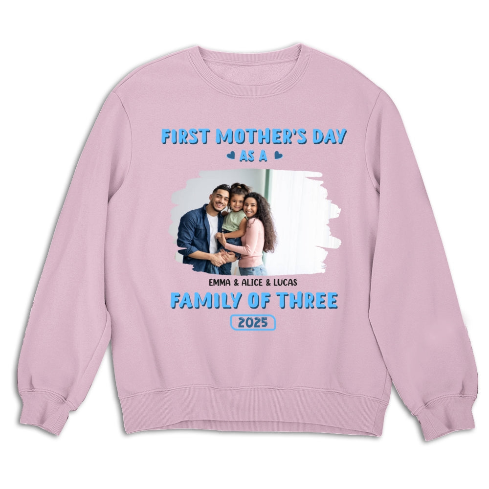 Custom Photo Christmas Anniversary Keepsake Gifts For Wife • First Mother Day Photo - Personalized Shirt