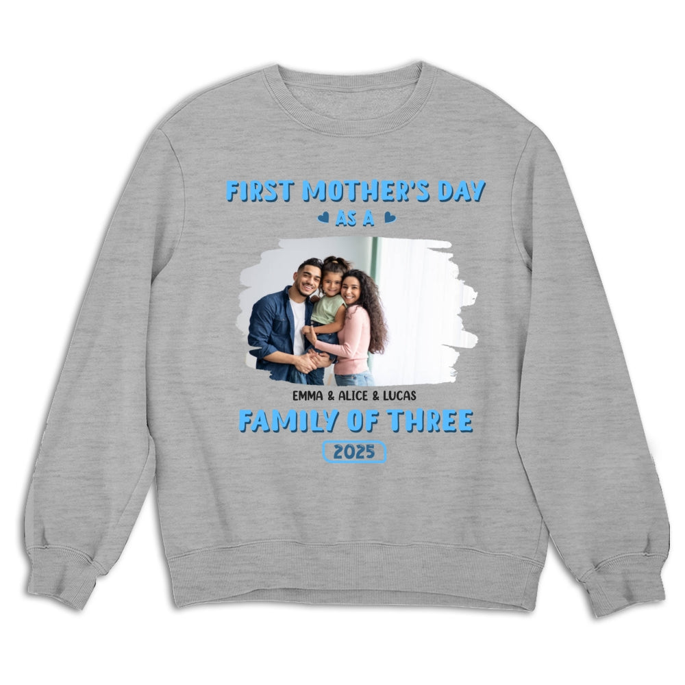 Custom Photo Christmas Anniversary Keepsake Gifts For Wife • First Mother Day Photo - Personalized Shirt