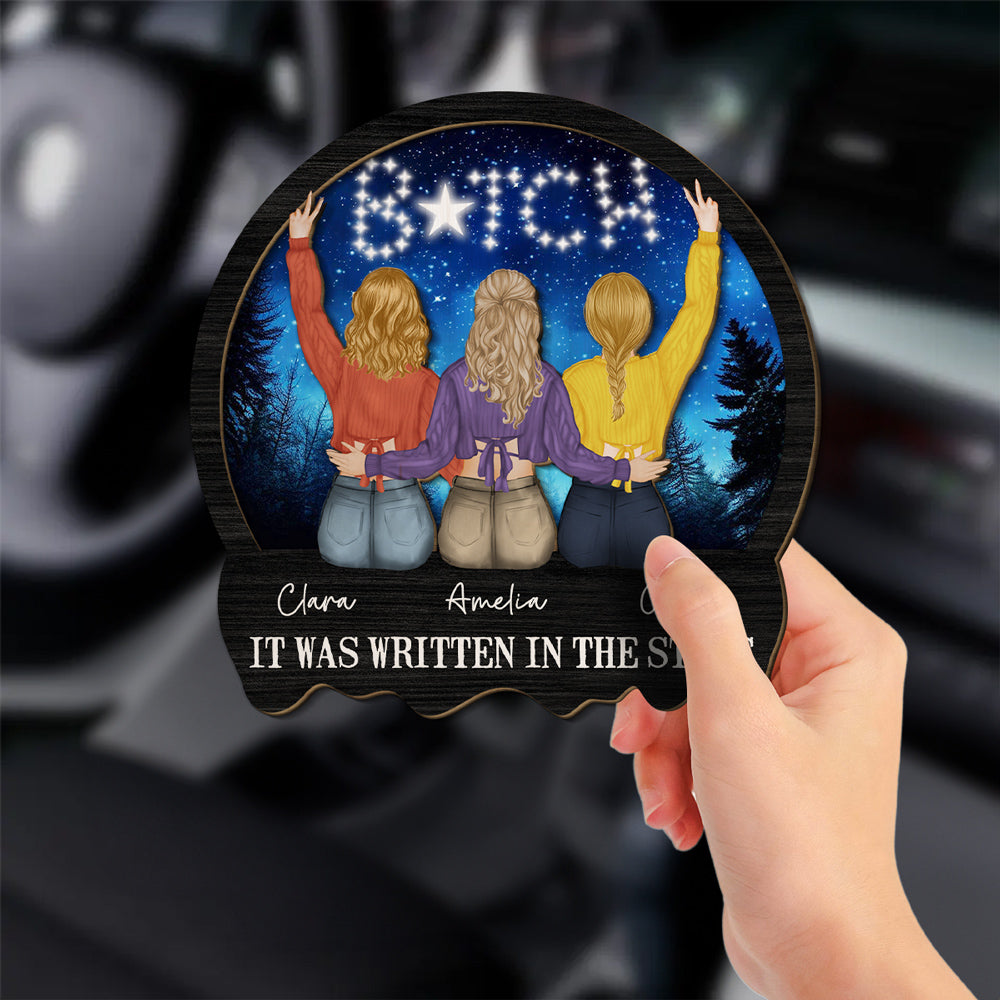 Forever Written In The Stars - Personalized Car Visor Clip