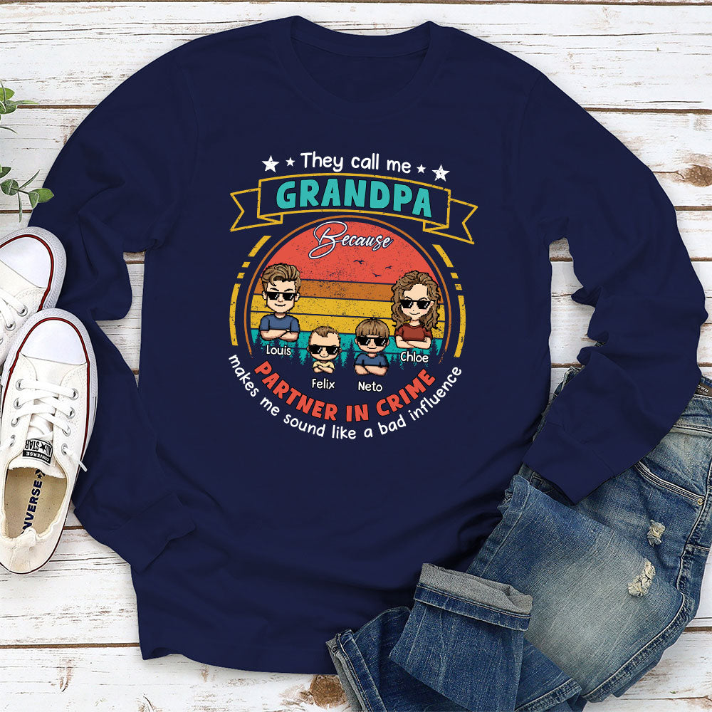 Custom Father's Day, Special Gift for Dad & Grandpa • Bad Influence - Personalized Shirt