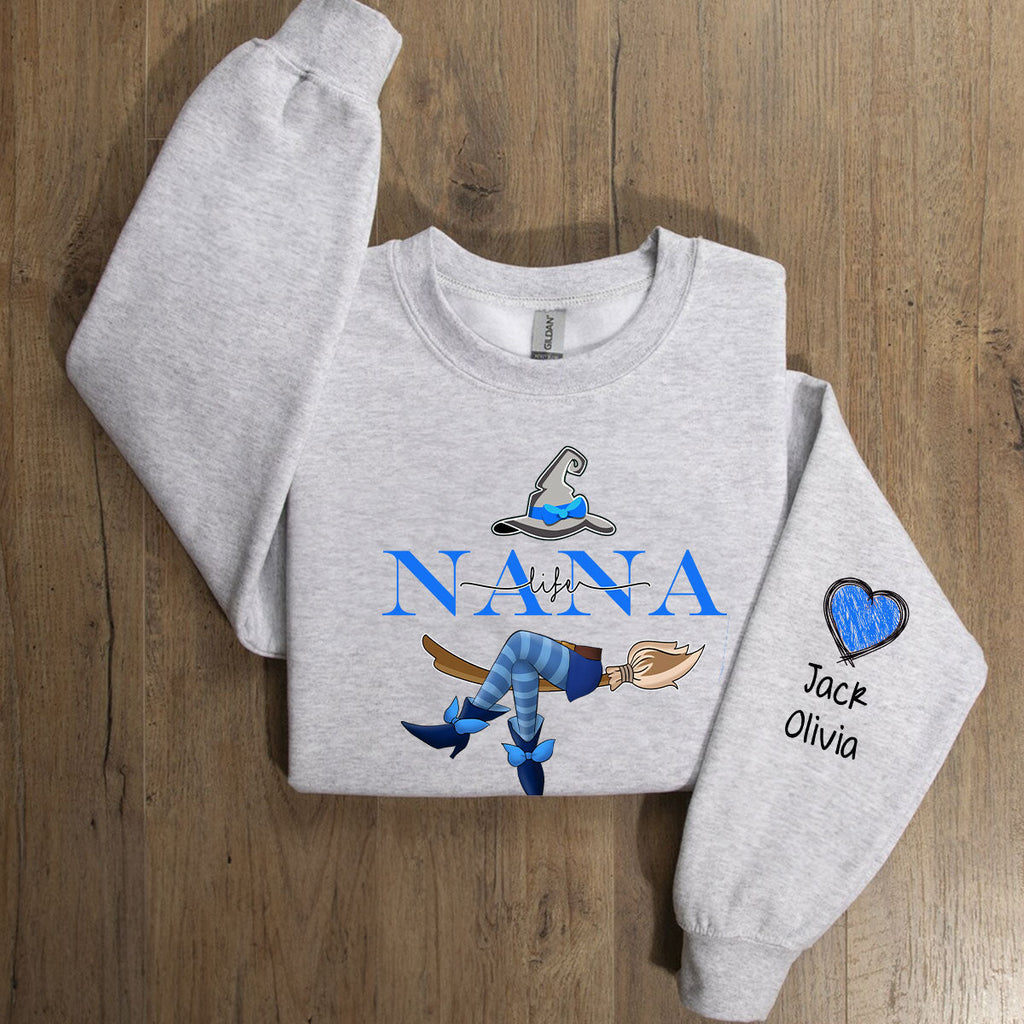 Grandma Life Witch Sweatshirt - Personalized Sweatshirt