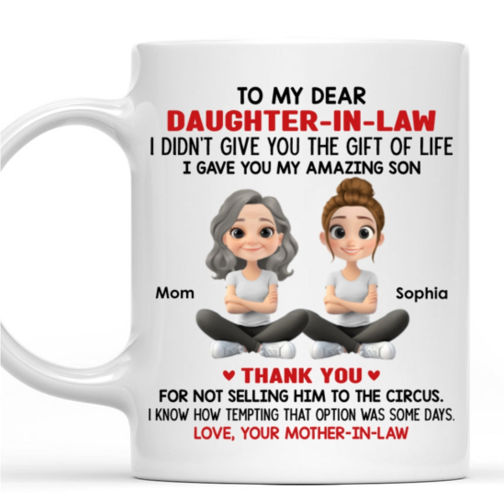 Custom Christmas & Birthday Keepsake Gift • The Gift Of Life - Personalized Coffee Mug