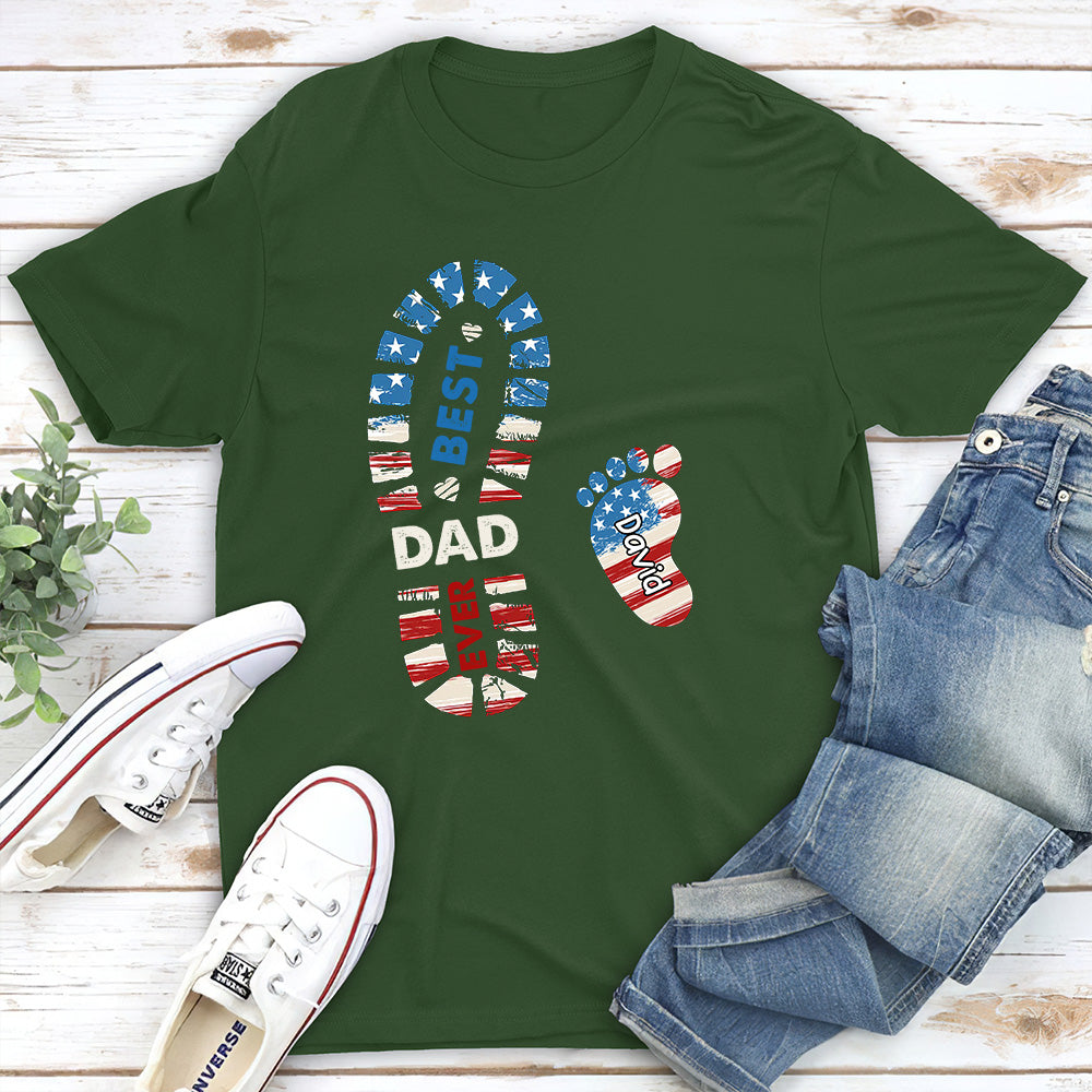 Custom Father's Day, Special Gift for Dad & Grandpa • Best Dad Ever 2 - Personalized Shirt