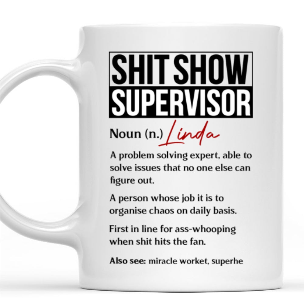 Custom Coworker, Christmas & Birthday Team Appreciation Gift • Problem Solver - Personalized Coffee Mug