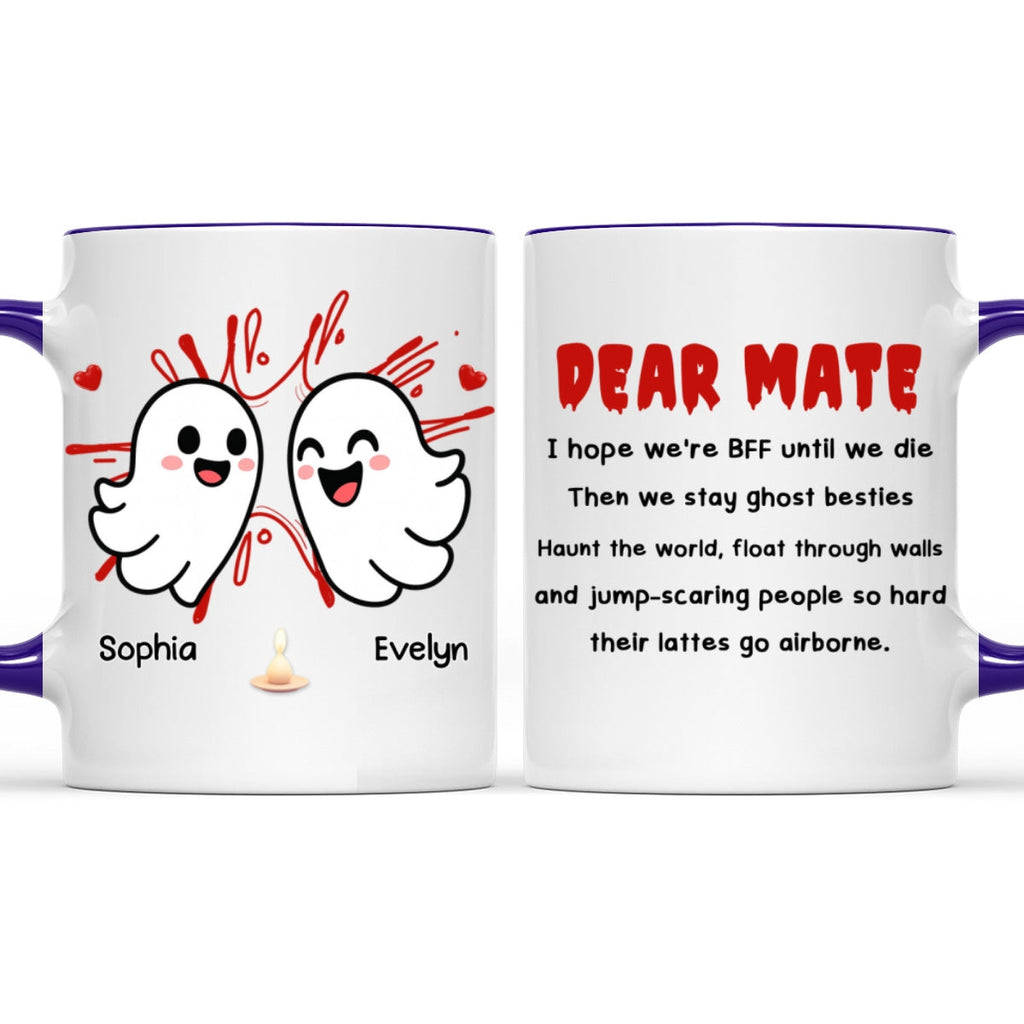 Custom Best Friend, Christmas & Birthday Friendship Keepsake Gift • Until We Die - Personalized Accent Mug