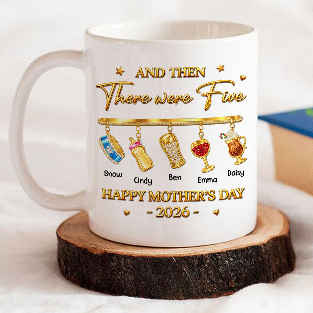 Custom First Mother's Day, Christmas Gift for New Mom • Our Family Grew - Personalized 3D Inflated Effect Mug