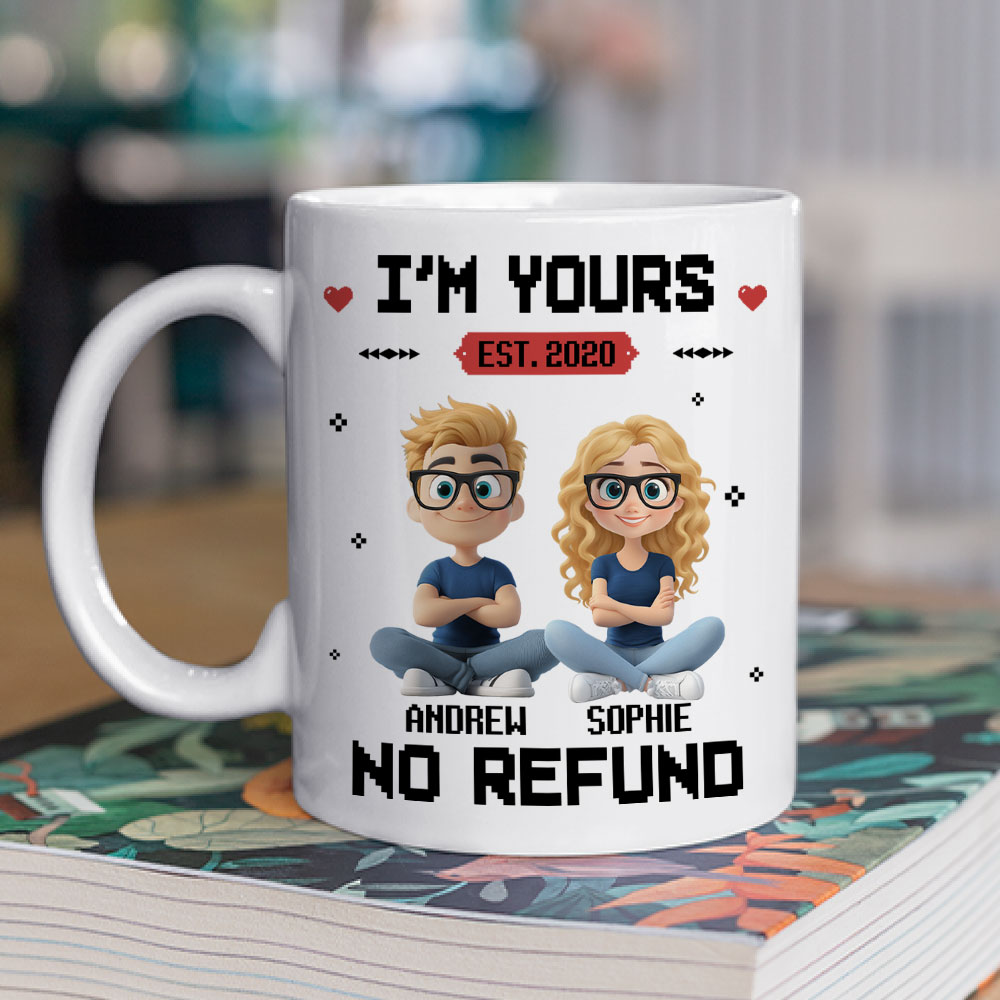 Custom Anniversary Keepsake Gifts For Couple • I Am Yours - Personalized Coffee Mug