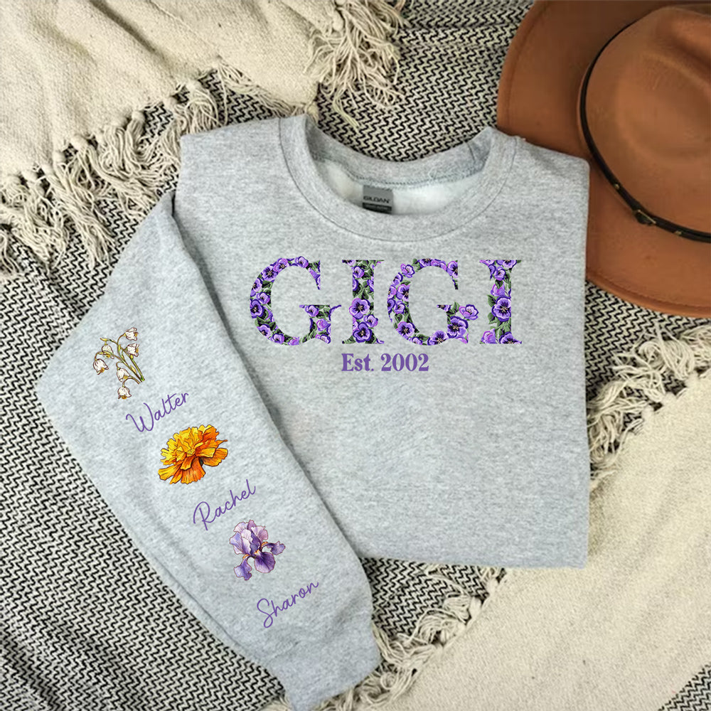 Blessed To Be Called Grandma - Personalized Sweatshirt
