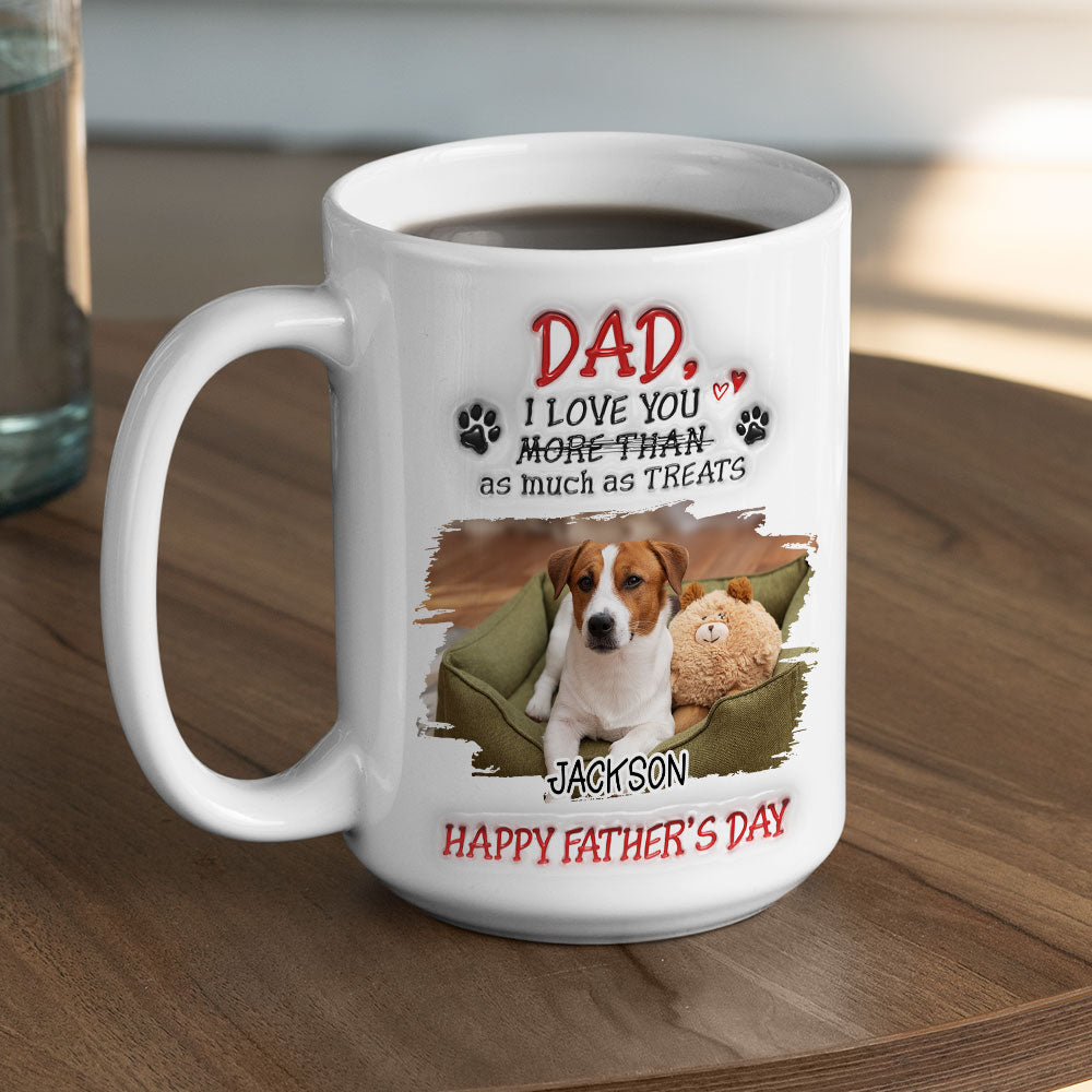 Custom Photo Christmas & Birthday Keepsake Gift • More Than Photo - Personalized 3D Inflated Effect Mug