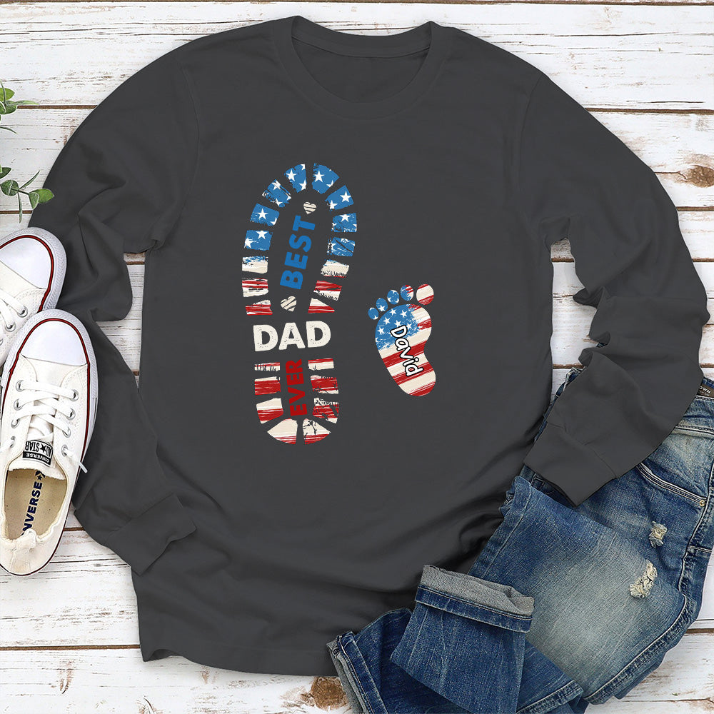 Custom Father's Day, Special Gift for Dad & Grandpa • Best Dad Ever 2 - Personalized Shirt