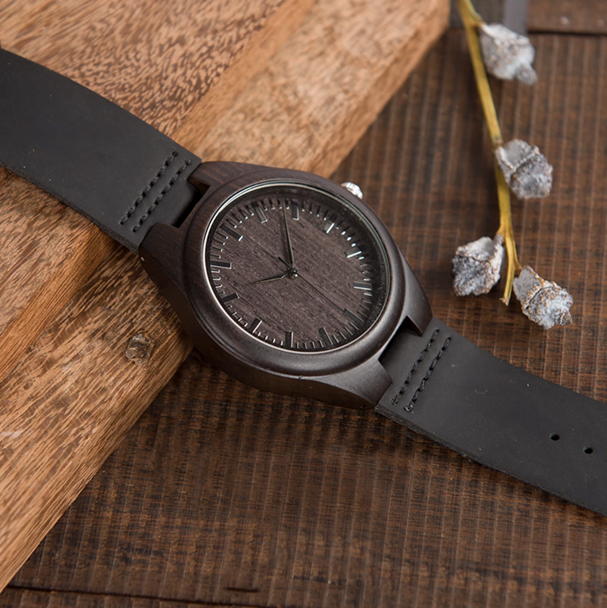 Love You Truly Through - Personalized Wood Watch