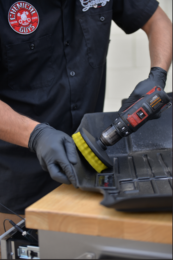 Carpet Brush with Drill Attachment - image 5