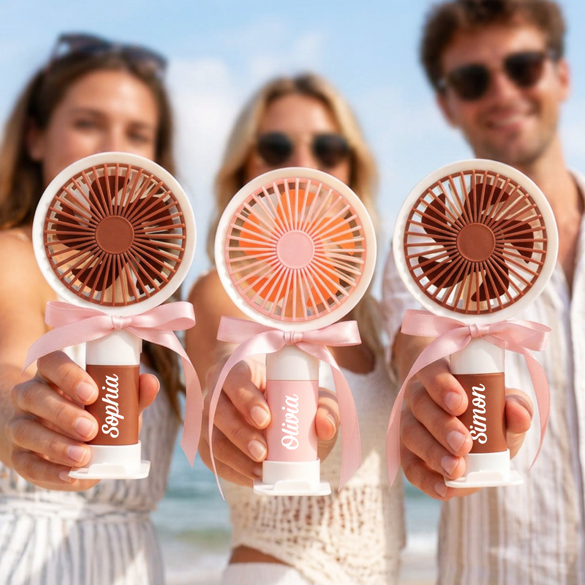 Summer Vibes - Personalized Handheld Fan