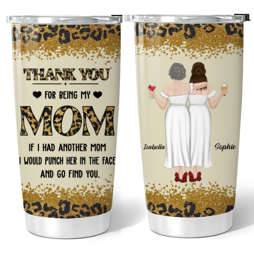 Custom Mother's Day Birthday Gifts For Mom • Punch For You Mom - Personalized Tumbler