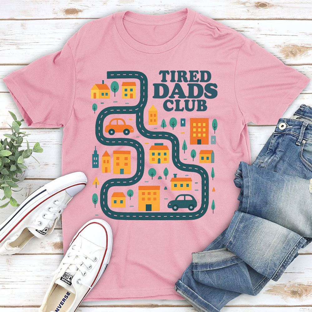 Custom Father's Day, Special Gift for Dad & Grandpa • Tired Dads Husbands Club - Personalized Shirt