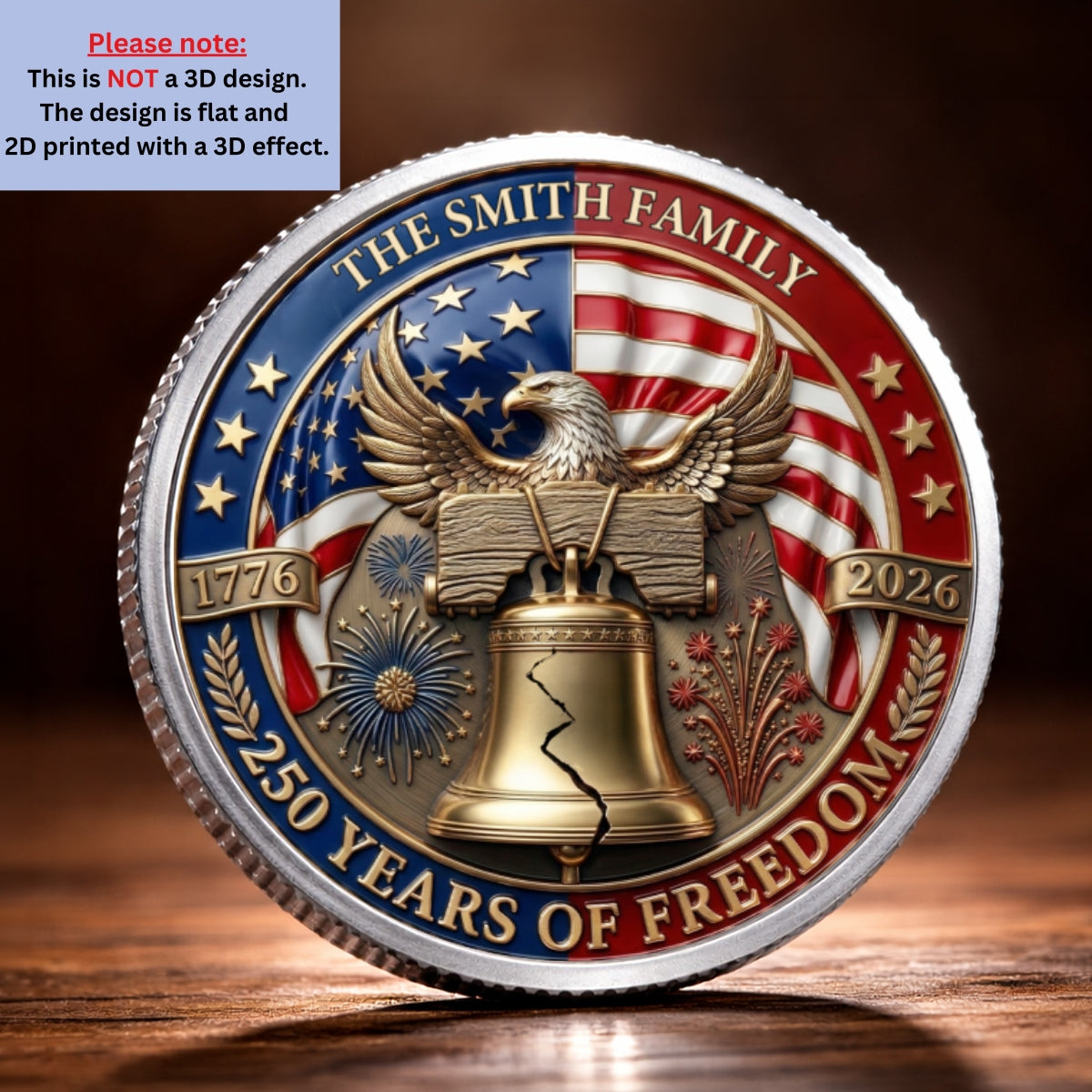 A Legacy Of Freedom - Personalized Commemorative Keepsake Coin