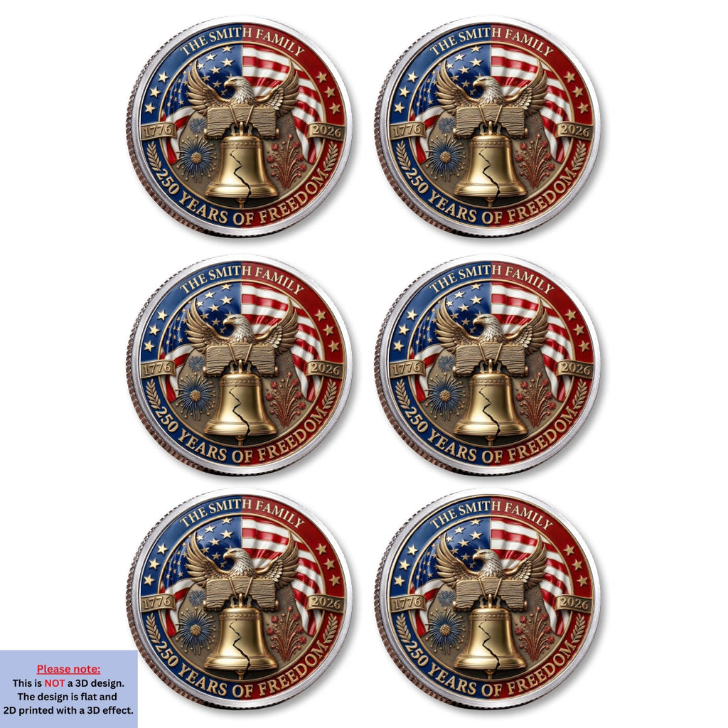A Legacy Of Freedom - Personalized Commemorative Keepsake Coin