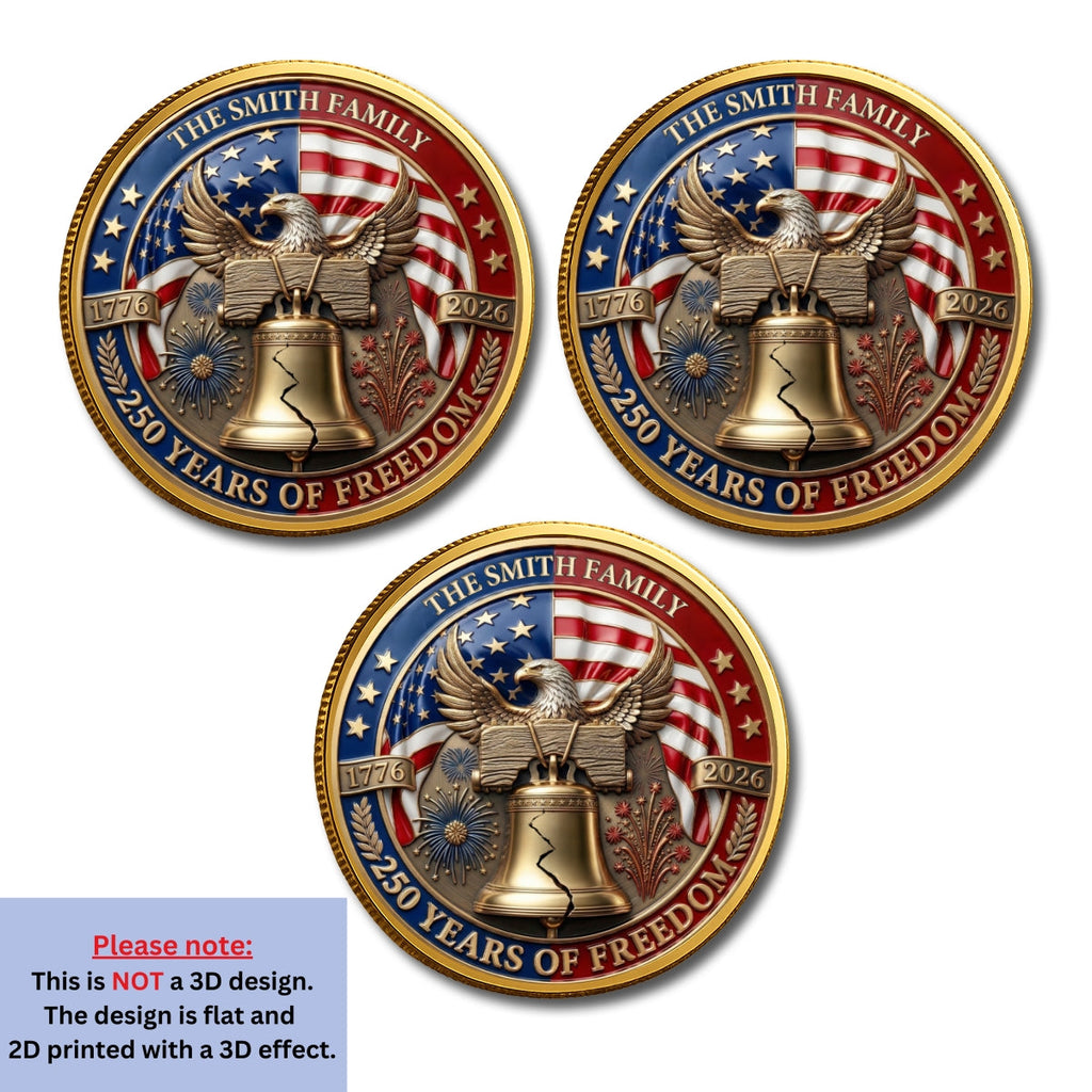 A Legacy Of Freedom - Personalized Commemorative Keepsake Coin