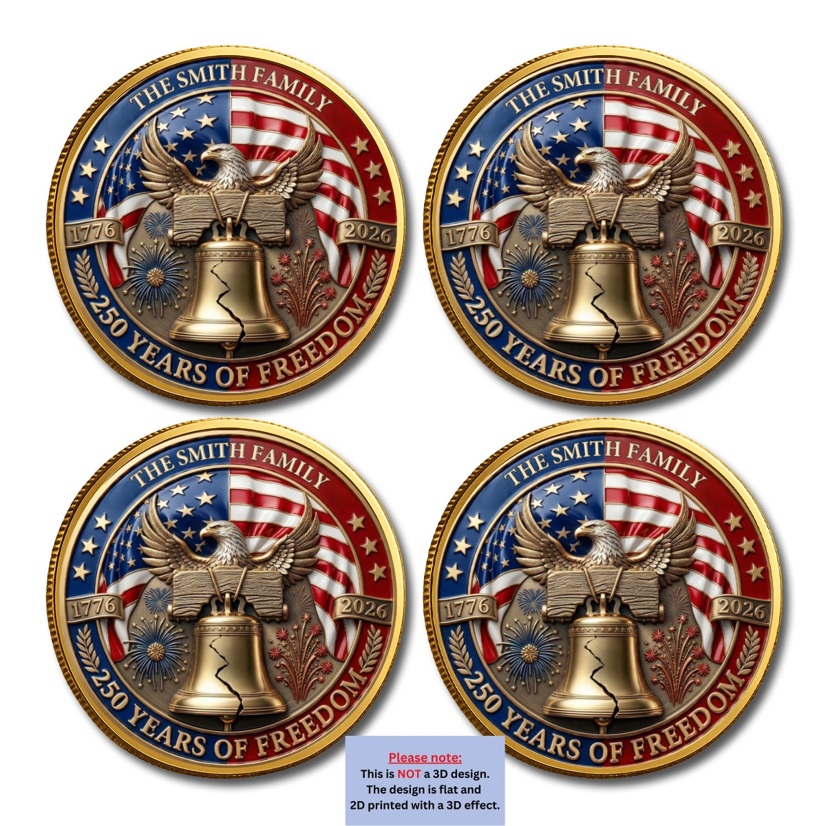 A Legacy Of Freedom - Personalized Commemorative Keepsake Coin