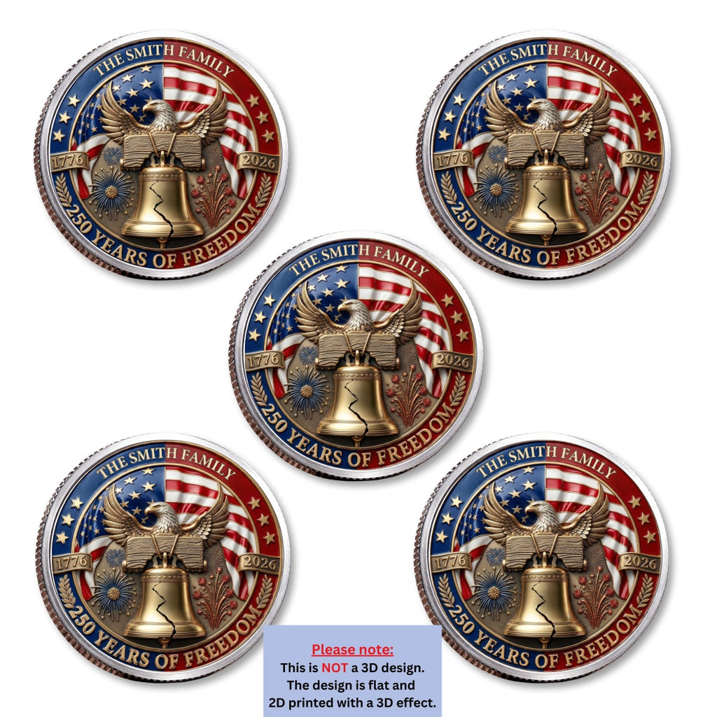 A Legacy Of Freedom - Personalized Commemorative Keepsake Coin