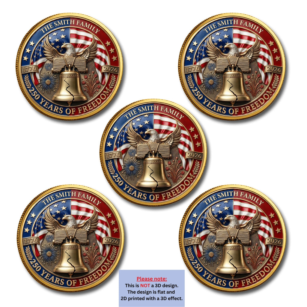 A Legacy Of Freedom - Personalized Commemorative Keepsake Coin