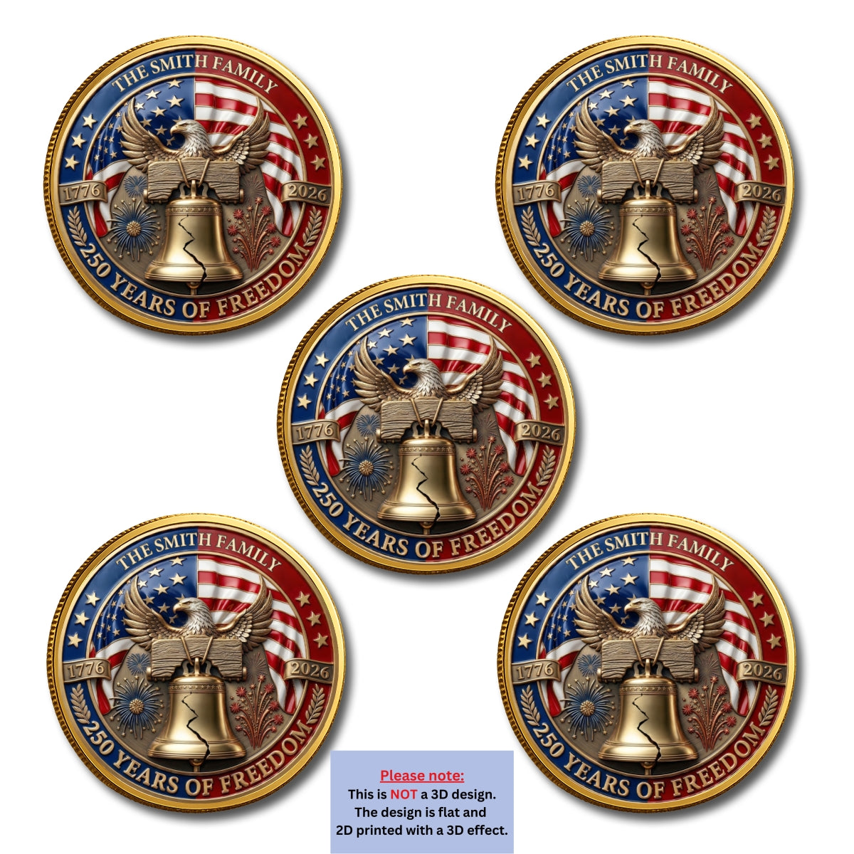 A Legacy Of Freedom - Personalized Commemorative Keepsake Coin