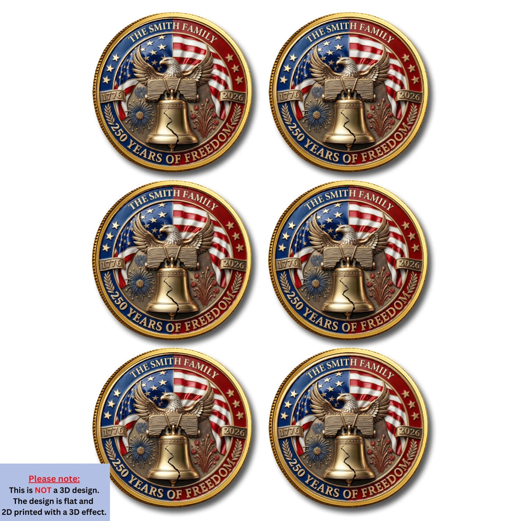 A Legacy Of Freedom - Personalized Commemorative Keepsake Coin